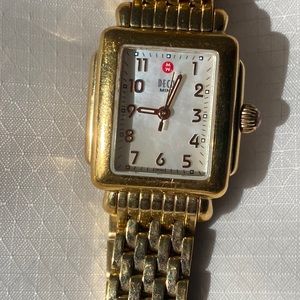 Used michele watch. Mother of pearl face